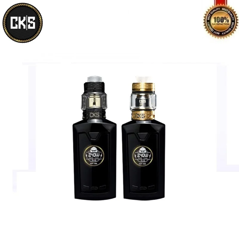 CKS thndr Starter Kit 240 Вт, современный бокс с 6 мл болт сетки vapetank распылитель приведенный в действие 18650/20700/21700 испаритель Наборы