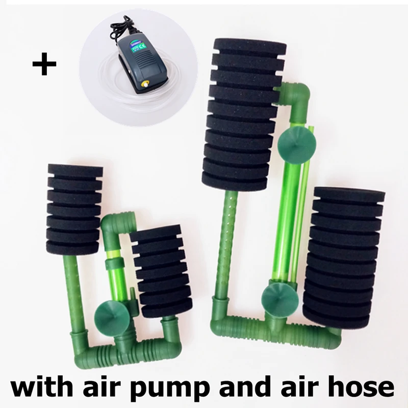 

aquarium fish tank multifunctional bio sponge filter with air pump and air hose efficient and durable