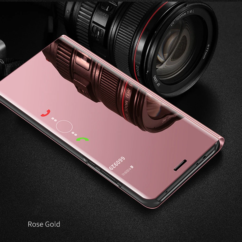 لهواوي P9 P9plus P9lite P10 P10plus P10lite تصفيح مرآة الهاتف المحمول حالة الغطاء PC + بو الهاتف حامي الخلفي قذيفة