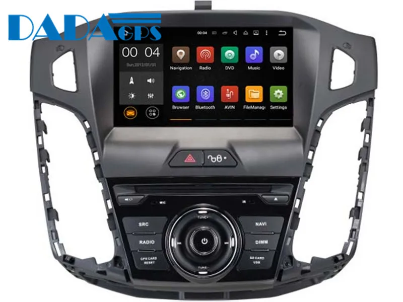 Best 8inch Android 7.1 Car Radio DVD Player GPS Headunit for Ford Focus III 2012 2013 2014 Car Stereo Audio Multimedia Audio Satnav 3