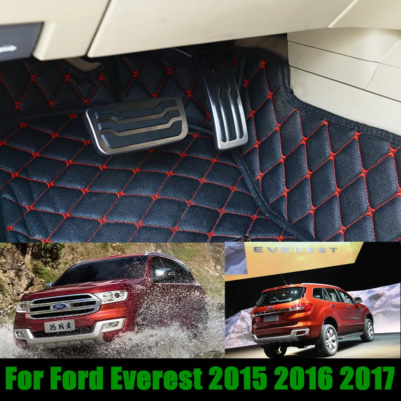 Нет-бурение газового топлива Тормозная педаль Cover для ford Everest 2015 2016 2017 в Нержавеющая сталь педаль Стикеры