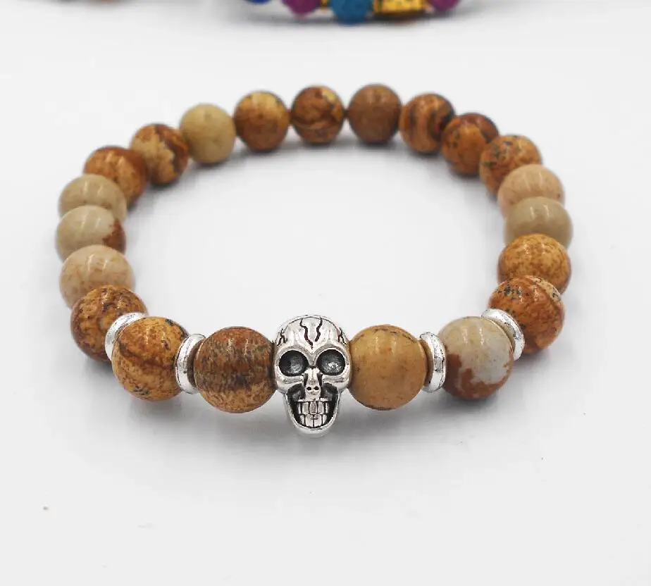 Casual bracelets for men Leather or wooden bracelets will most often pair best with casual and business casual outfits. Working 2 or 3 of these more casual bracelets at the same time can be done easily, assuming the colors complement each other.