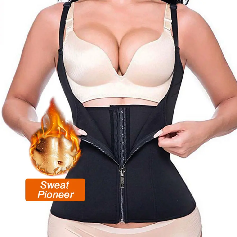 

Women's Neoprene Sweat Vest Body Shaper Modeling Straps Shapewear Underwear Cotton Waist Cinchers Waist Trainer Corset Plus Size