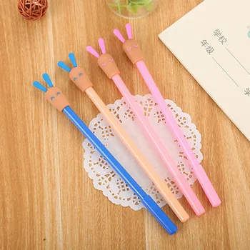 

1pcs Cartoon Gel Pen 0.5mm Kawaii Pens Stationery Novelty Cute Pens Student Stationery Black Signing Pen Kawaii School Supplies
