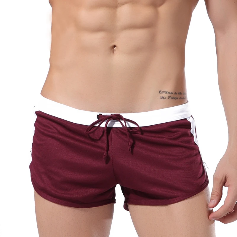 

New Sexy Quick Dry Men Sport Shorts Summer Mesh Men's Trunks Breathable Homewear Fitness Workout Shorts Running Beach Sportwear
