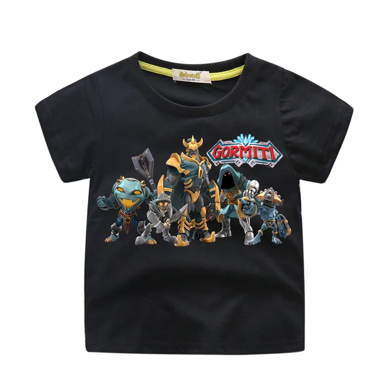 Hot Games Gormiti Tshirts Costume Kids Clothing Children Summer Short Sleeve O-Neck T-shirts Clothing Boys Girls Tee Tops WJ199 (5)