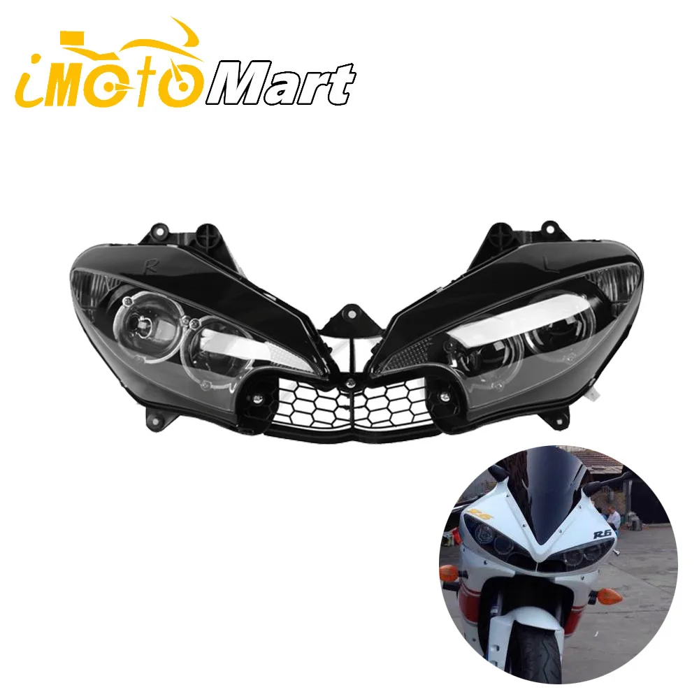 

Motorcycle Headlight Head Light Lamp For Yamaha YZF R6 2003-2005 /YZF R6S 2006-2009 Motorbike Headlamp Assembly Housing Case Kit