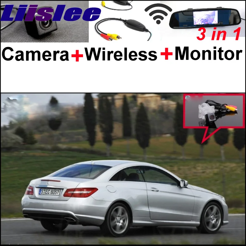 3 in 1 Special WiFi Camera + Wireless Receiver + Mirror Screen Rear View Parking System For Mercedes Benz E MB W212 W207 C207 (4)