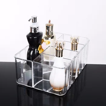 

New Acrylic Makeup Organizer Cosmetic Storage Box Skin Care Container Nail Polish Lipstick Holder Desktop Sundry Storage Case