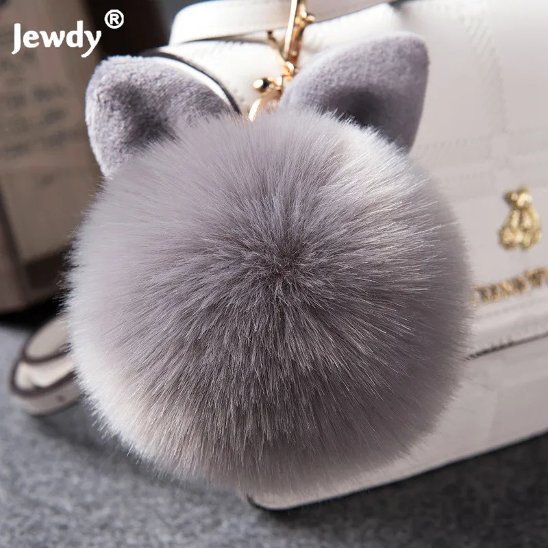 

Lovely rabbit ear hair ball pendant fashion fur bag pendant stuffing key ring ornaments Mao Maoqiu pendant