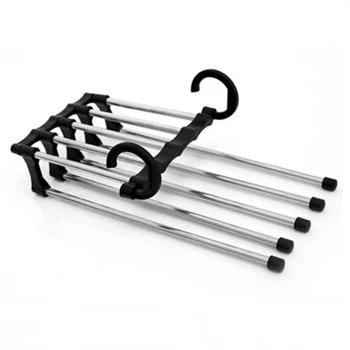 

1 X Shelving Unit Adjustable Stainless Steel Shelf Rack Storage Organizer 5 In 1