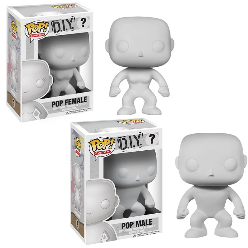 

FUNKO POP New Arrival Male Female DIY Body POP Figure toys Vinyl Action Figure Collection Model Toys for Children Christmas Gift
