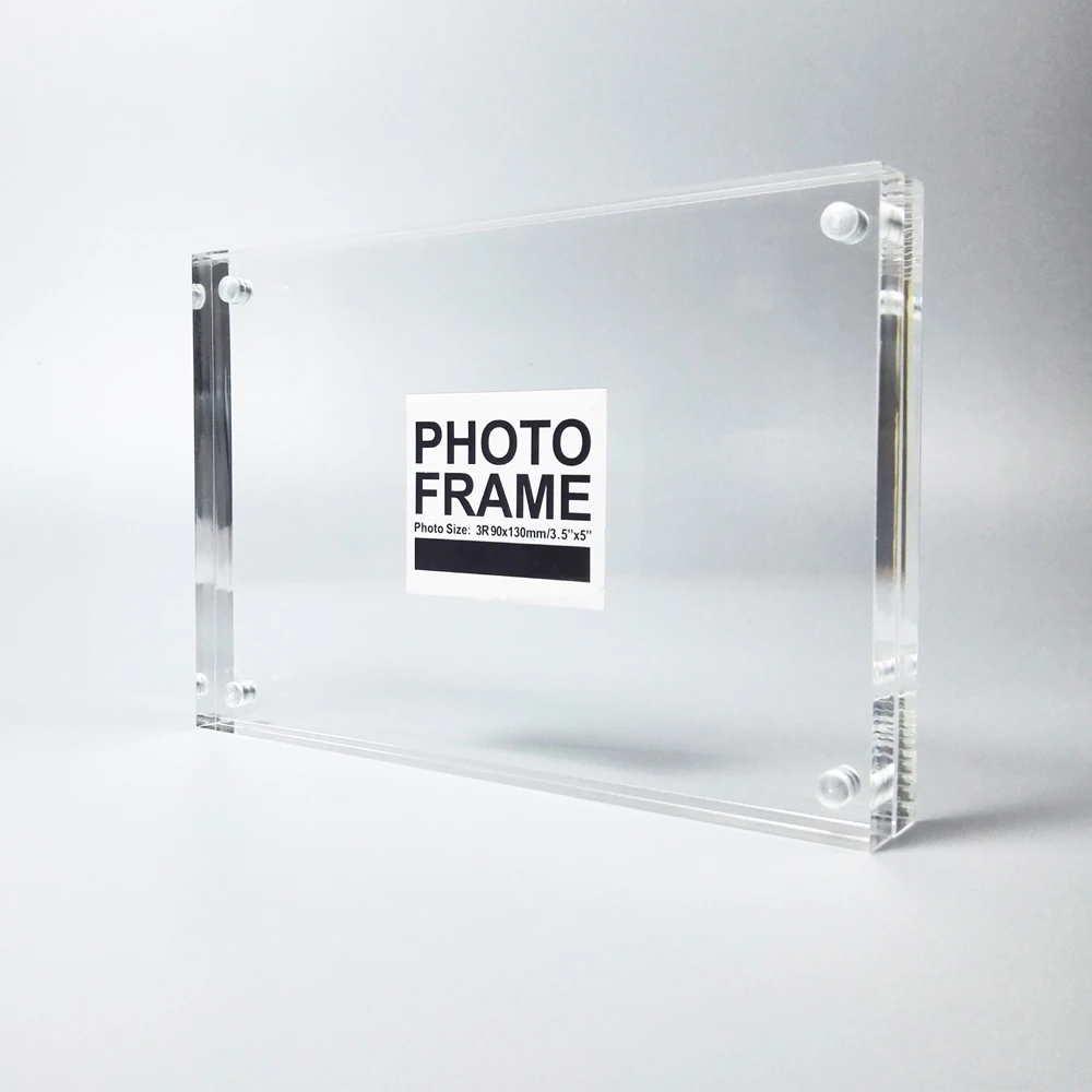 Pack of 1 Maul Acrylic Picture Frame 1954305 A5 21.1 x 14.9 x 3 cm Clear Display Window Stand