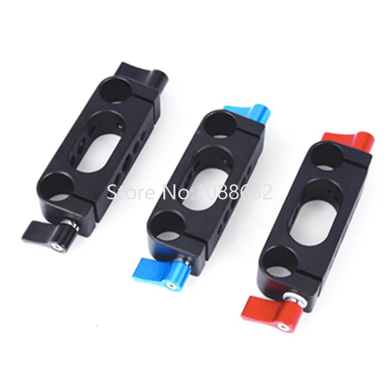 Camera Cage Kit 15mm Rod Rig Clamp Double Hole with 14 and 38 Telephoto Lens Holder Photography System Accessories (7)