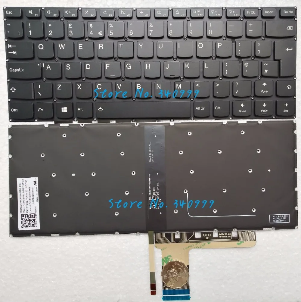 Клавиатура для ноутбука Lenovo Ideapad 310-14iKB 310-14ISK 310-14IAP английская клавиатура с