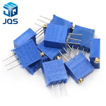 

10pcs 3296W 3296 50 100 200 500 ohm 1K 2K 5K 10K 20K 50K 100K 200K 500K 1M ohm 103 100R 200R 500R Trimpot Trimmer Potentiometer