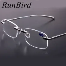 Новые брендовые модные очки без оправы для чтения, женские и мужские легкие очки Oculos De Grau+ 1,25,+ 200,+ 250,+ 300,+ 3,50