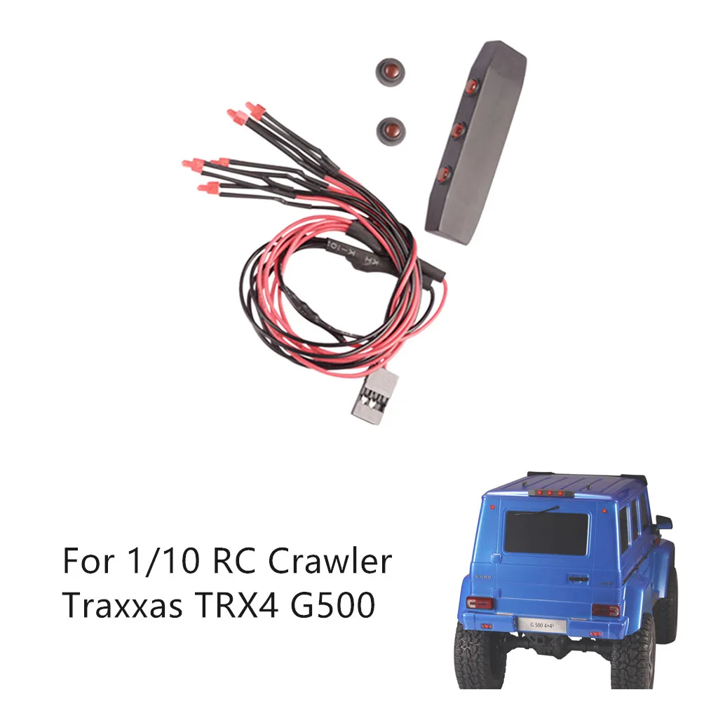 

LED Taillight High Position Brake Light For 1/10 RC Crawler For Traxxas TRX4 G500 High Quality Car Accessories RC Car Parts