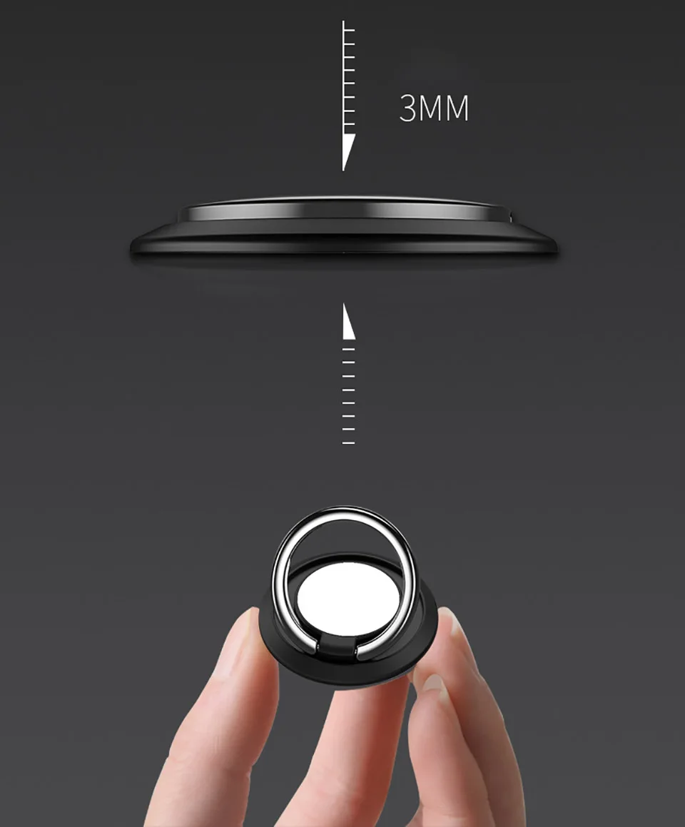 TIQUS телефон палец кольцо держатель магнитный держатель для брекетов для iPhone X 8 7 6 Универсальный 360 градусов Мобильный держатель телефонного звонка