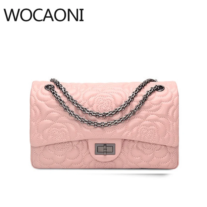 

Fashion ladies 2018 embroidered embroidered luxury leather Designer Ladies Handbag ladies' bag