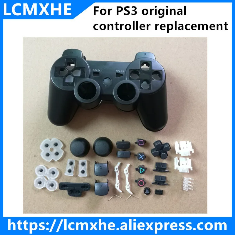 1~ 10 компл.) полный набор 30в1 геймпады джойстик Корпус чехол оболочка со всеми кнопками наборы для Playstaion 3 PS3 контроллер