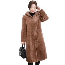 Для женщин Шерстяное пальто длинный кашемировый куртки зима-осень дамы пальто плюс Размеры 4XL свободные пальто для женщин Размеры