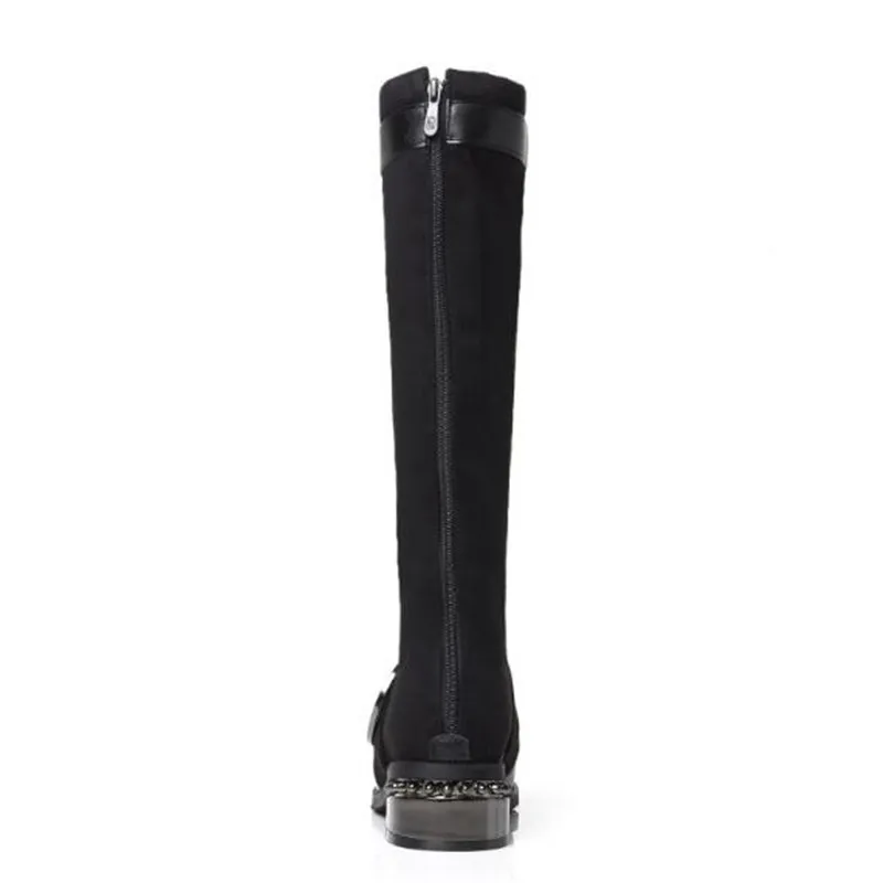 Britannique Femmes 48 Garder Cachemire Mince Automne Et Personnalité Sexy Style Au Nouveau 1 Size34 Chaud De Mode Bottes Hiver Jambe Noir qB4TxHBY