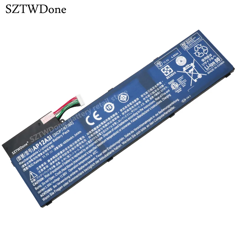 SZTWDone AP12A3i ноутбук Батарея для Acer Aspire Iconia w700 сроки ультра M3 M5 581 481 AP12A4i 581TG