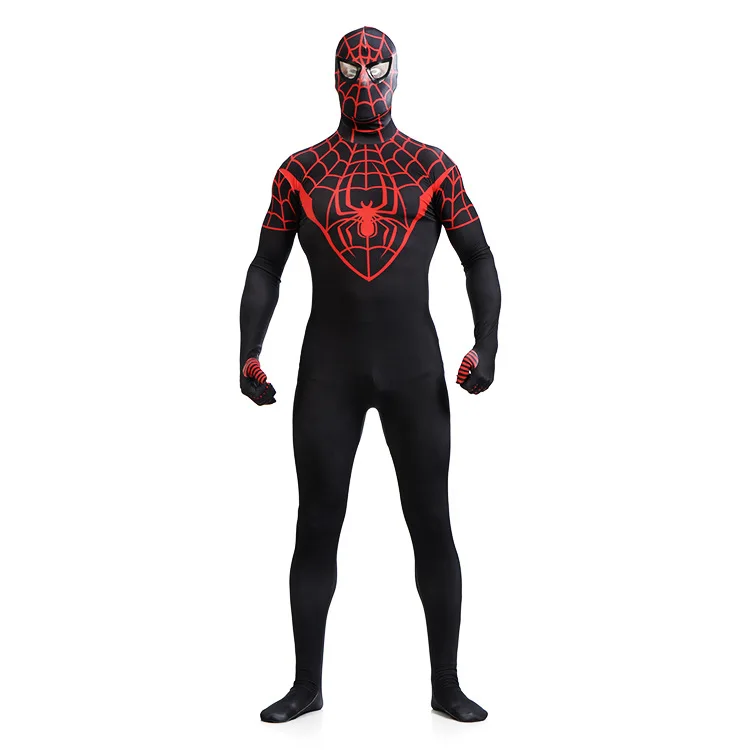 

Spiderman Full Body Lycra Zentai Spiderman Costume Cosplay Conjoined Spiderman Costume Kids Black Spiderman Costume Zentai Suit