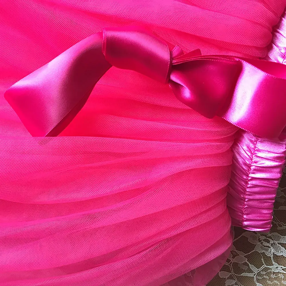 Женская фатиновая юбка пачка средней длины 7 слоев 65 см лето 2017|fashion tulle skirt|tulle