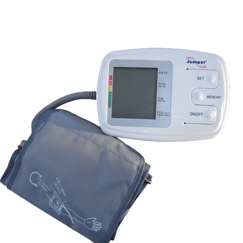 Звук цифровой рука полностью автоматический анализатор состава крови, Давление пульсотахометр монитор lcd-дисплей с сигнализацией, хорошее качество, приборы для измерения кровяного давления+ сумка