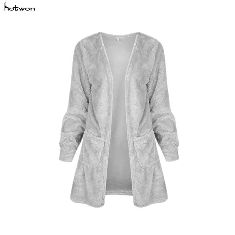 

Fashion New Winter Jacket Women Coat Cool Basic Cotton jacket Patch Irregular cardigan Outwear