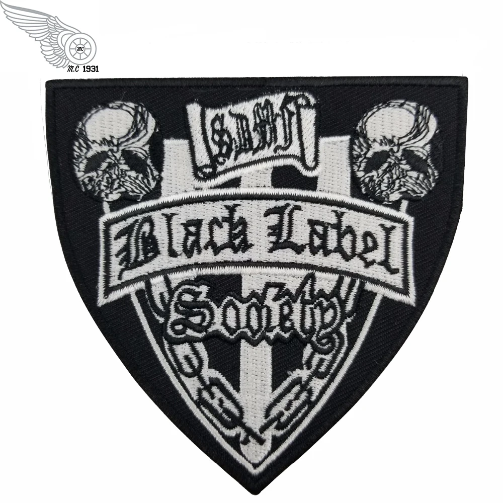 Black Label Society Music Shield Embroidered Patch