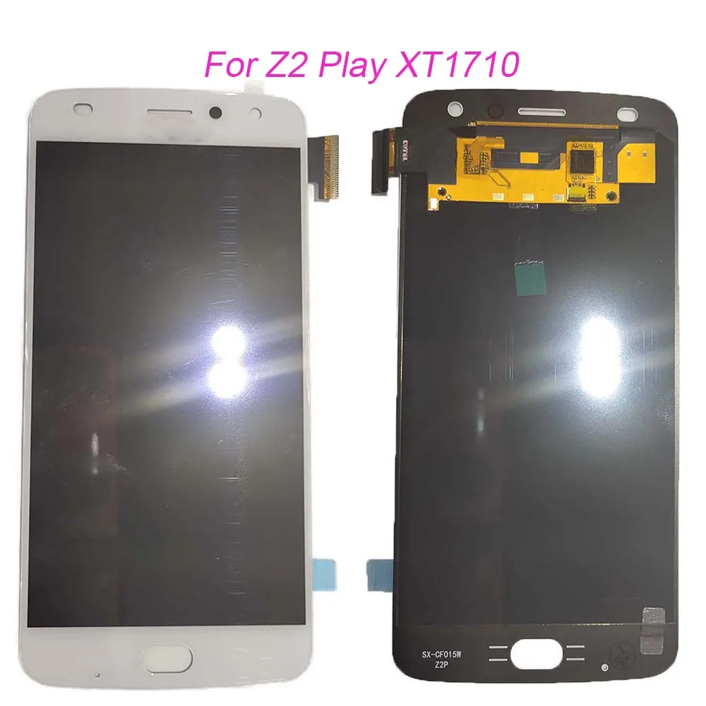 

Test LCD Screen AMOLED LCD Display For Motorola Moto Z2 Play XT1710-01/07/08/10 Touch Screen Digitizer For Moto Z2 Play
