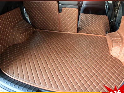 Ковры высокого качества специальные коврики для багажника Hyundai Santa Fe 5 мест 2017 2013