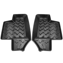 2 шт. автомобильные коврики для джип для Wrangler JK 2dr 07-17 салона авто аксессуары укладки коврик