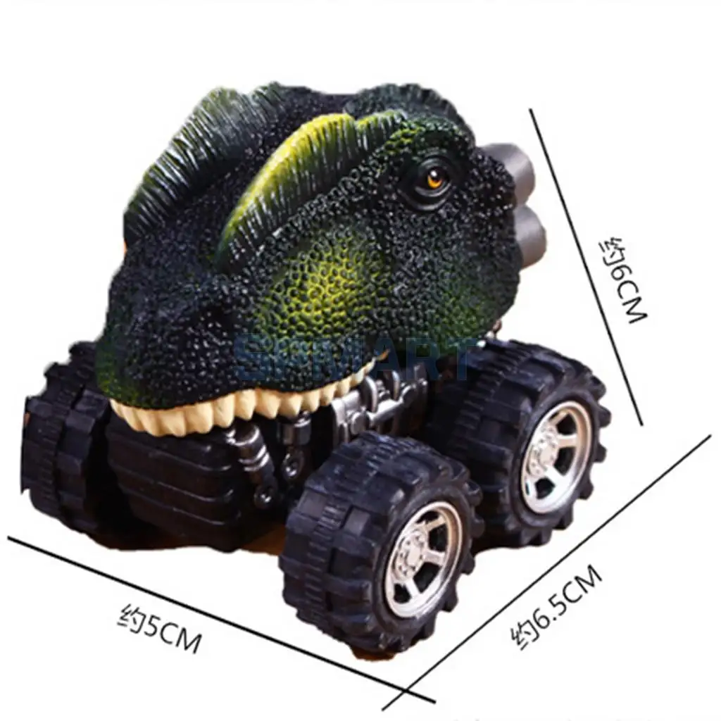 5 Patterns Vivid Animal Dinosaurs Figures Model Pull Back Cars Vehicle Jurassic Toys Kids Children Baby Cool Play Gift