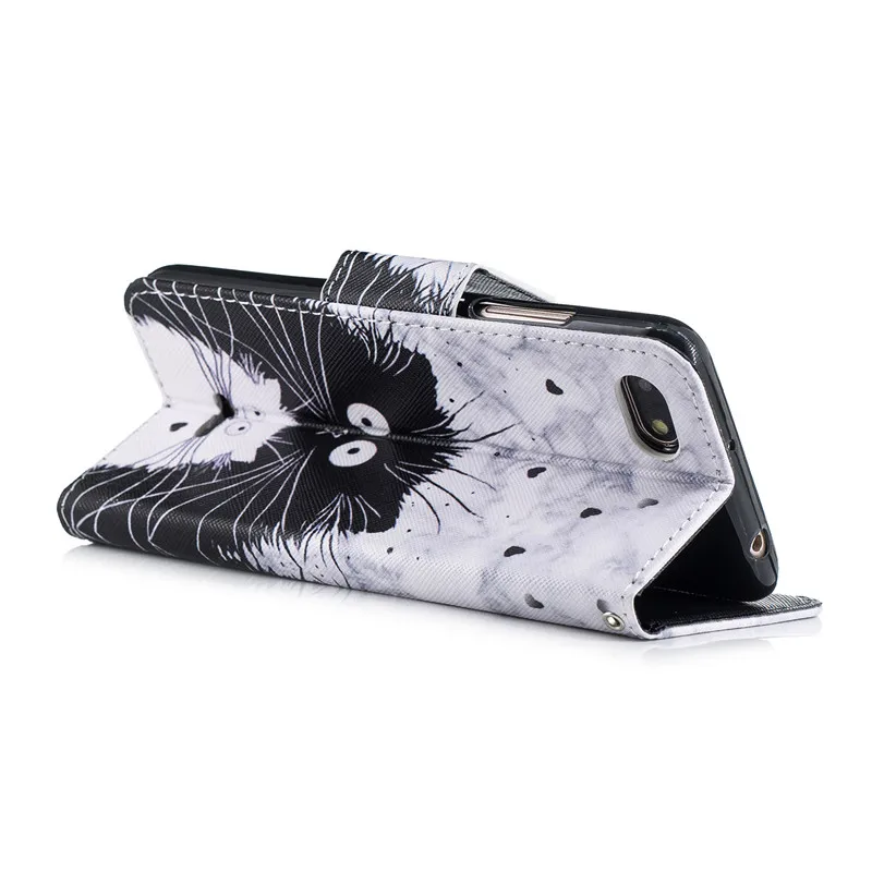 Redmi 6A Flip Leather Case on For Coque Xiaomi Redmi 5 Case For Fundas Xiaomi Redmi 5 Plus Case Wallet Cover Stand Phone Case