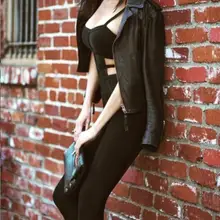 22016 Модные женские зимние черные ремни вырезами бинты Комбинезоны; ; Прямая поставка;