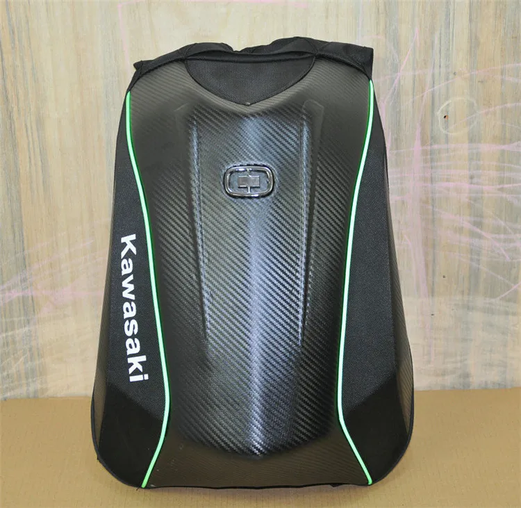 

new arrive Motorcycle Knight Bag Motocross Riding Racing Storage Bag Carbon Fiber Motorbike Helmet Backpack