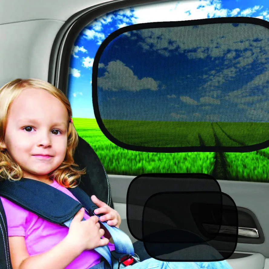 Автомобильный Стайлинг, 2 шт., автомобильный солнцезащитный козырек, боковое окно, глаза, козырек, защита, защита для детей, детское покрытие, авто сетка, модный солнцезащитный козырек для автомобиля, для малышей