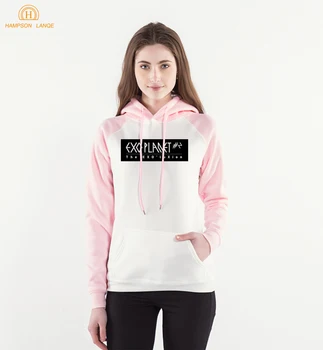 

HAMPSON LANQE Print Womens Hoodie 2020 Kpop Raglan Hoodies Women Sweatshirts Spring Winter Korean Women's Hoody