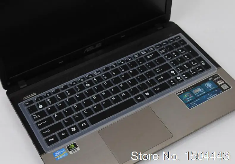 15,6 15 дюйм чехол для клавиатуры Клавиатура Чехлы для ASUS X550 X550C X550CA X550CC X550CL X550VC K53E K53SC K53SD K53SJ K53SK - Цвет: black