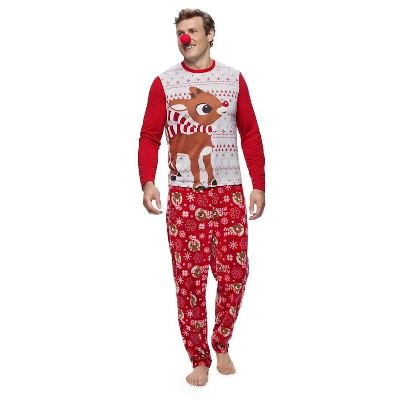 LILIGIRL/семейный Рождественский пижамный комплект для папы, мамы, девочек и мальчиков, одежда с рисунком лося костюм для родителей и детей домашний комбинезон, комплекты одежды