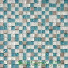 Прочный, поддается стирке Кристаллизованная мозаичная плитка производитель в Китае, для ванной/бассейнов