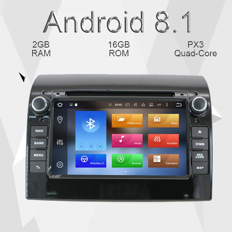 Cheap Aotsr Android 8.1 GPS navigation Car DVD Player For FIAT DUCATO 2011-2015 multimedia 2 din radio recorder 4GB+32GB 2GB+16GB 1