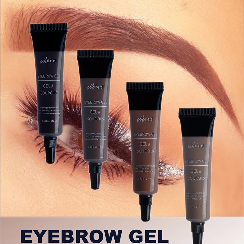 

Eyebrow Enhancers Cream Tinted Eyebrow Gel Long-lasting Waterproof Eye Brow Tattoo Makeup Wax Black Brown Grey Brow Gel