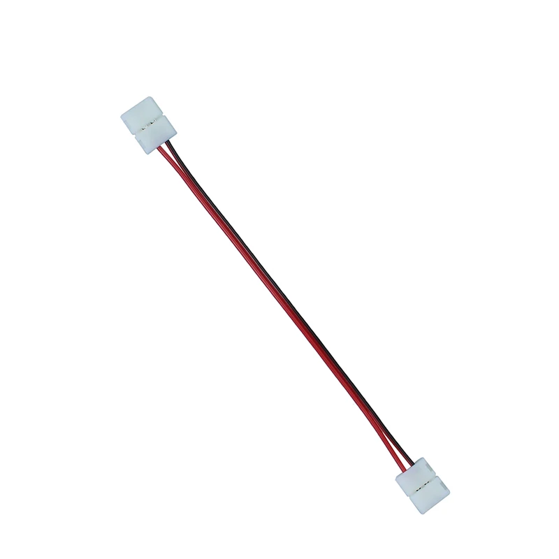 

8mm 2Pin Connectors Wire for 3538 SMD Single Color LED Strip light PCB Connector Cable Adapter free shipping