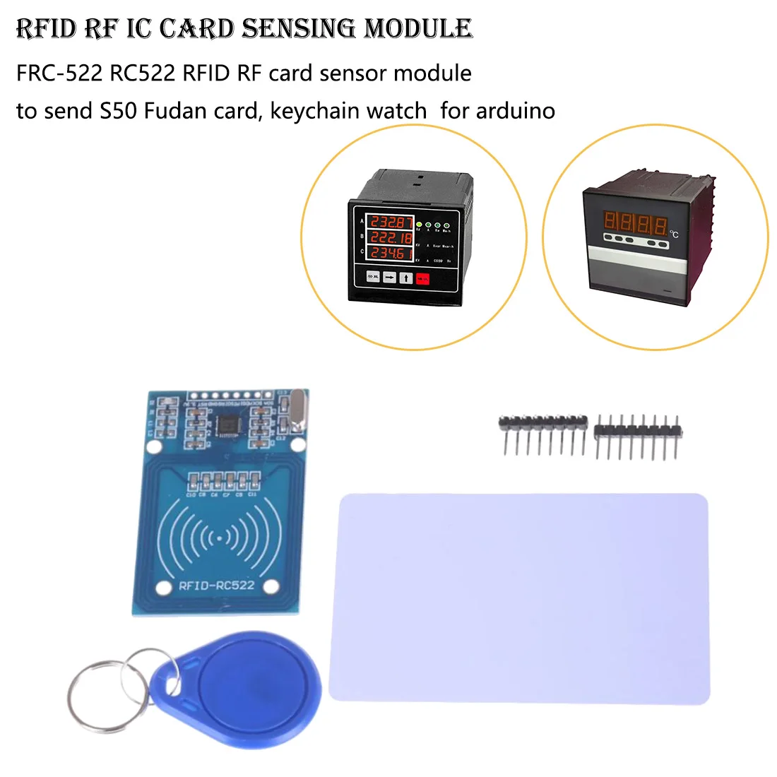

1PCS FRC-522 RC-522 IC Wireless Module SPI Writer Reader IC Card Sensor Kits For Arduino Proximity Key Chain