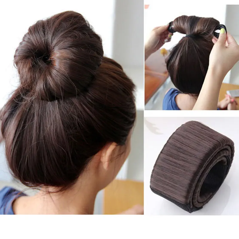 

M MISM Women Multi Function Hair Styling Tools 21.5cm/8.5inch French Twist Magic Band DIY Bun Maker Hair Accessories Hair Dish